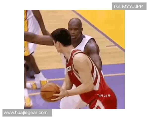 姚明晃身瞬间展现篮球魅力与技巧的完美结合